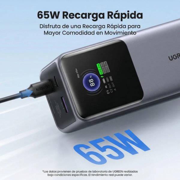 Power Bank 25000mah 200w Led - Ugreen