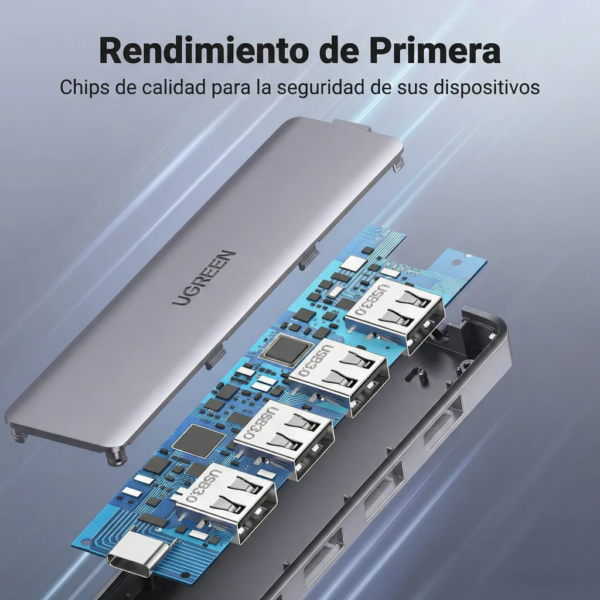 100 Hub USB-C Ultra Slim 4 en 1 - Ugreen