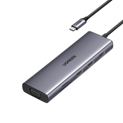108 Hub 10 en 1 Hdmi 4k Vga Ethernet 1Gbps 100W - Ugreen