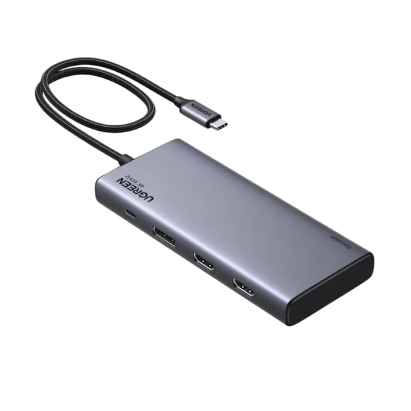 110 Hub 8 en 1 USB-C con monitor dual 100w - Ugreen