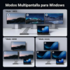 114 Hub 8 en 1 USB-C con monitor dual 100w - Ugreen