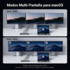 115 Hub 8 en 1 USB-C con monitor dual 100w - Ugreen