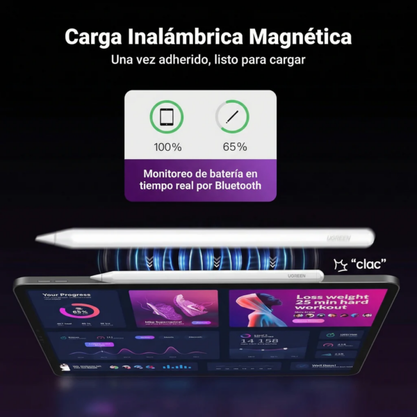 137 Lápiz para iPad Carga Inalámbrica LP653 - Ugreen