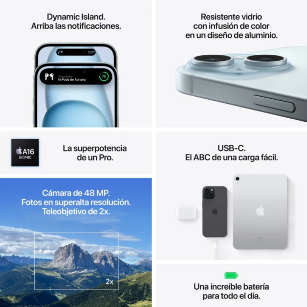 iPhone 15 A16 Seminuevo
