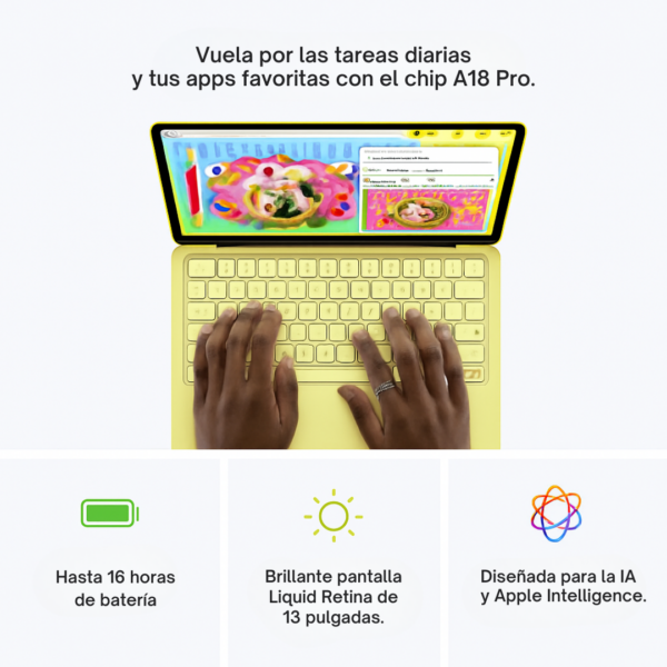 65 MacBook Neo 13” 8GB RAM 256GB Teclado Ingles