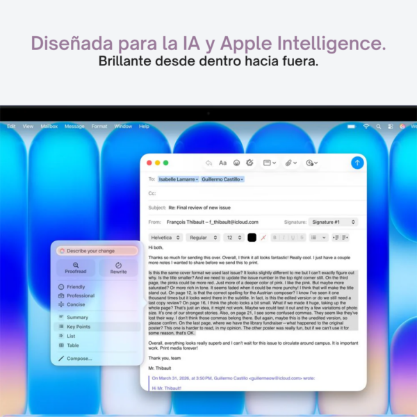 68 MacBook Neo 13” 8GB RAM 256GB Teclado Ingles
