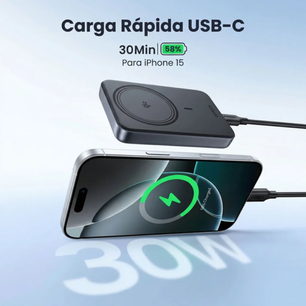 Power Bank magnético Qi2 10000mah 30w - Ugreen