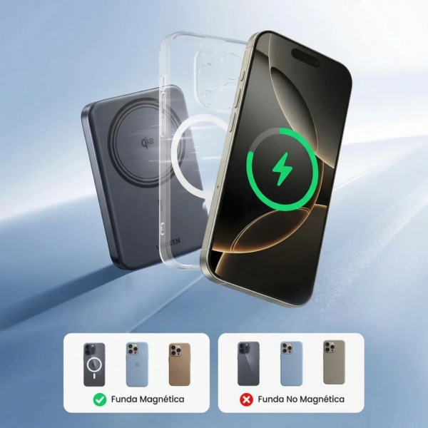 Power Bank magnético Qi2 10000mah 30w - Ugreen