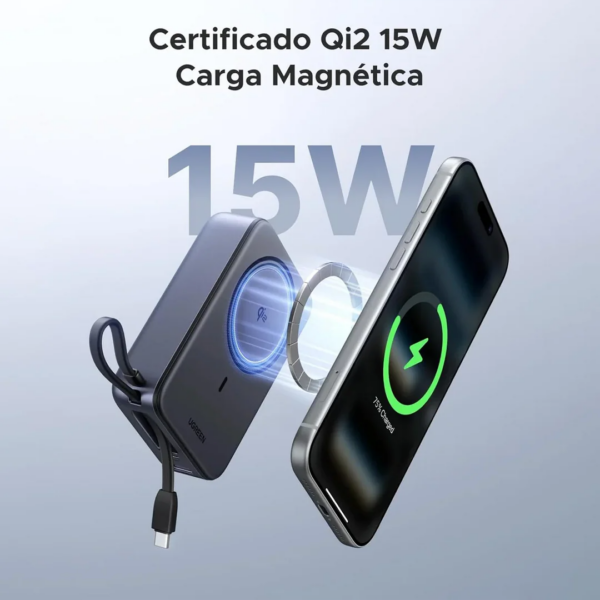 92 Power Bank 20000mah Qi2 inalámbrico 30w - Ugreen