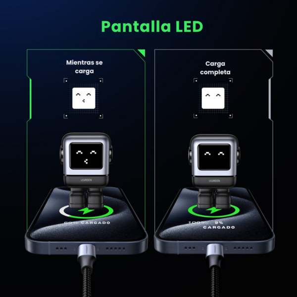Cargador 30W Robot carga rápida - Ugreen