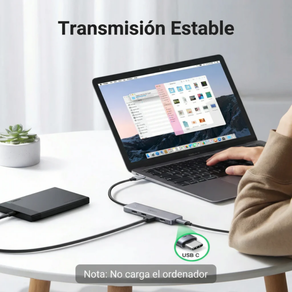 99 Hub USB-C Ultra Slim 4 en 1 - Ugreen